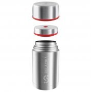 Термос для еды Relaxika 1200, в чехле, стальной