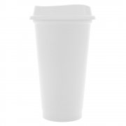Стакан с крышкой Color Cap White, белый