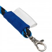 Шнурок для бейджа Tube Long, черный с синим арт. 14006.34 Шнурок для бейджа Tube Long, черный с синим арт. 14006.34