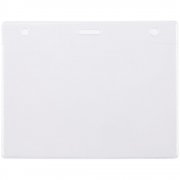 Карман для бейджа Lucid, горизонтальный, из фактурного ПВХ