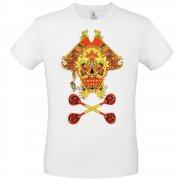 Футболка Yo Ho Hohloma, белая арт. 70068.60 Футболка Yo Ho Hohloma, белая арт. 70068.60