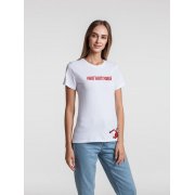 Футболка женская «Ногиотушей», белая