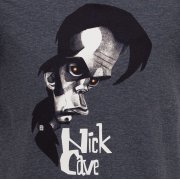 Футболка «Меламед. Nick Cave», темно-синий меланж