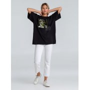 Футболка оверсайз «He is So Pretty. Давид», черная