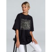 Футболка оверсайз Deadline, черная