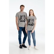 Футболка «Волка футболка», серый меланж арт. 71943.11 Футболка «Волка футболка», серый меланж арт. 71943.11