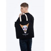 Холщовая сумка «Цирк» с внутренним карманом, черная