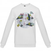 Толстовка «Соберись», белая арт. 70555.60 Толстовка «Соберись», белая арт. 70555.60