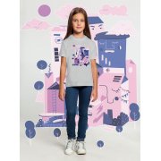 Футболка детская «Йогуртбург», светлый меланж