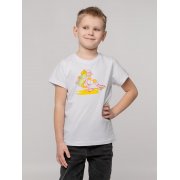 Футболка детская Skateboard, белая