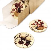 Шоколадные конфеты Mendiants, белый шоколад арт. 13740.01 Шоколадные конфеты Mendiants, белый шоколад арт. 13740.01