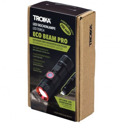 Аккумуляторный фонарь Eco Beam Pro, черный арт. 22056.30