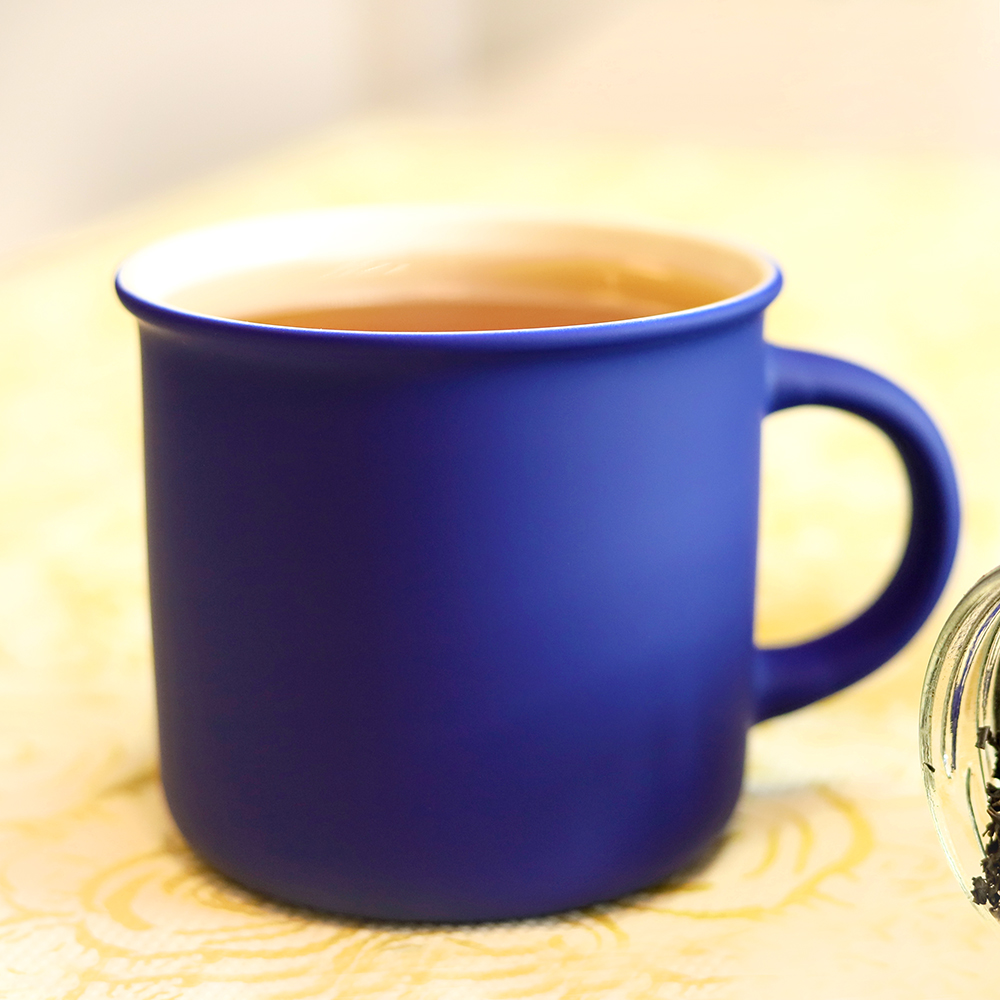 Кружка Camping, софт тач, темно-синий арт. 6133.15 Кружка Camping, софт тач, темно-синий арт. 6133.15