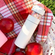 Термос Amber с инфьюзером и дисплеем, белый арт. 5045.01