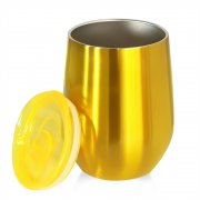 Термокружка с двойной стенкой Coffixx, желтая арт. 5043.06