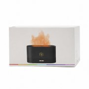 Светодиодный USB увлажнитель-ароматизатор Flame RGB, черный арт. 21018.02