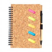 Блокнот Гарольд со стикерами и шариковой ручкой, черный арт. 51003.02