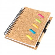 Блокнот Гарольд со стикерами и шариковой ручкой, черный арт. 51003.02