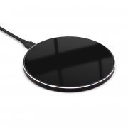 Беспроводное зарядное устройство Gravy с подсветкой и гравировкой, черный арт. 7033.02