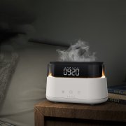 Светодиодный USB увлажнитель-ароматизатор Brava с часами, белый арт. 21016.01