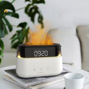 Светодиодный USB увлажнитель-ароматизатор Brava с часами, белый арт. 21016.01