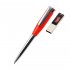 Ручка металлическая Memphys c флешкой 64Гб, красная