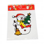 Наклейки на окна (пластиковые) (снеговик 20*29) арт. SYBXT-292216