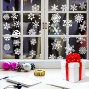 Самоклеящаяся наклейка (снежинки 2 шт. в рулоне)