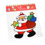 Наклейка на окно (пластиковая) (дед мороз 28*40) арт. SYBXT-292259 Наклейка на окно (пластиковая) (дед мороз 28*40) арт. SYBXT-292259