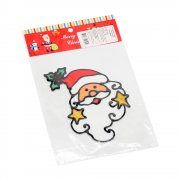 Наклейки на окна (пластиковые) (дед мороз 15*23) арт. SYBXT-292041