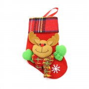 Сапожок подарочный новогодний №2 (олень красный) арт. SYWZ-082044