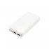 Внешний аккумулятор Vekta, 16000mAh, белый Внешний аккумулятор Vekta, 16000mAh, белый