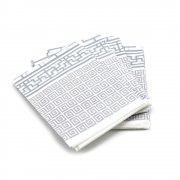 Биоразлагаемая скатерть, бело-серая арт. 406.02