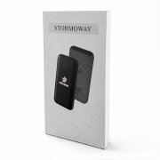 Внешний аккумулятор Stormoway, 10000 mAh с беспроводной зарядкой, черный
