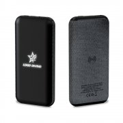 Внешний аккумулятор Stormoway, 10000 mAh с беспроводной зарядкой, черный арт. 2030.02