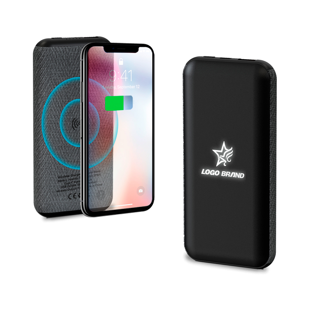 Внешний аккумулятор Stormoway, 10000 mAh с беспроводной зарядкой, черный арт. 2030.02 Внешний аккумулятор Stormoway, 10000 mAh с беспроводной зарядкой, черный арт. 2030.02