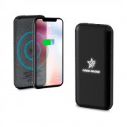 Внешний аккумулятор Stormoway, 10000 mAh с беспроводной зарядкой, черный арт. 2030.02