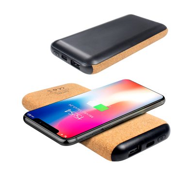 Внешний аккумулятор Suntory с беспроводной зарядкой, 10000 mAh, черный арт. 2029.02