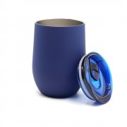 Термокружка с двойной стенкой SOFTO софт-тач, синий арт. 5032.03