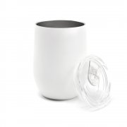 Термокружка с двойной стенкой SOFTO софт-тач, белая арт. 5032.01