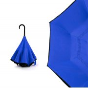 Зонт-трость механический Chaplin, черно-синий