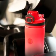 Пластиковая бутылка Verna Soft-touch, красная арт. 14020.05