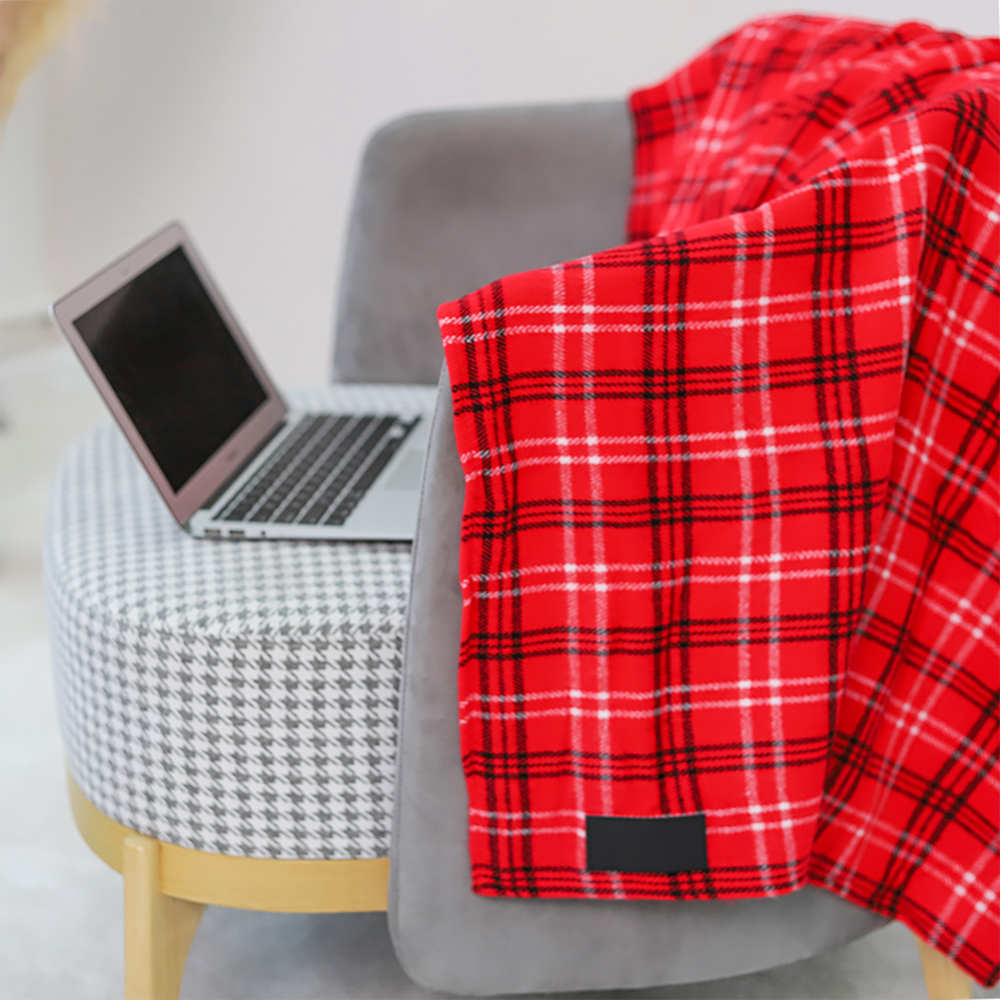 Плед акриловый Glasgo, красный арт. 16007.05 Плед акриловый Glasgo, красный арт. 16007.05