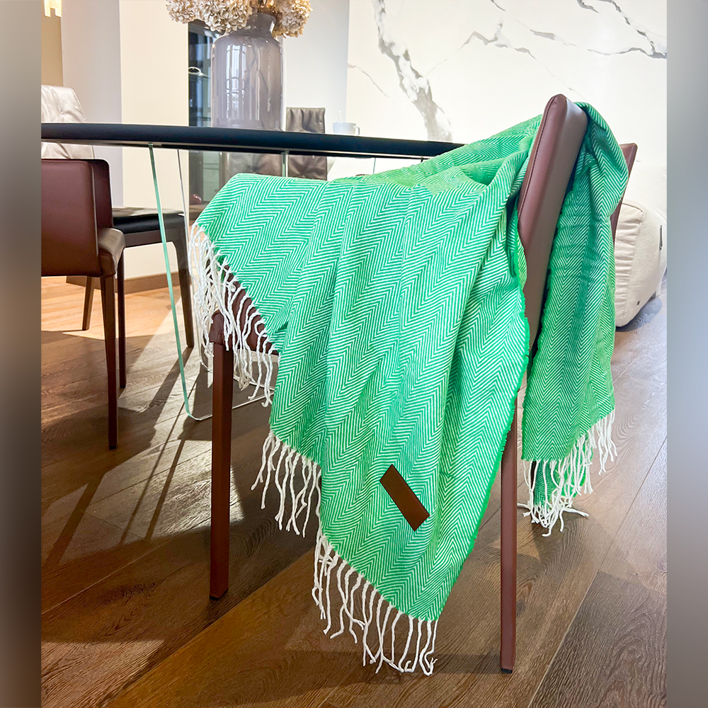 Плед акриловый Samum, зеленый арт. 16004.04 Плед акриловый Samum, зеленый арт. 16004.04