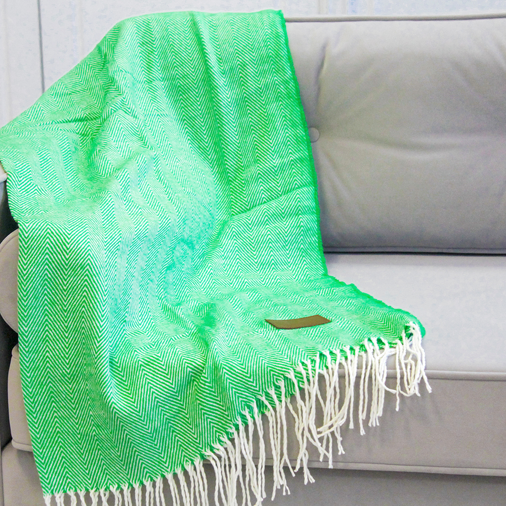 Плед акриловый Samum, зеленый арт. 16004.04 Плед акриловый Samum, зеленый арт. 16004.04