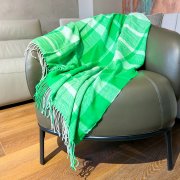 Плед акриловый Glama, зеленый арт. 16005.04