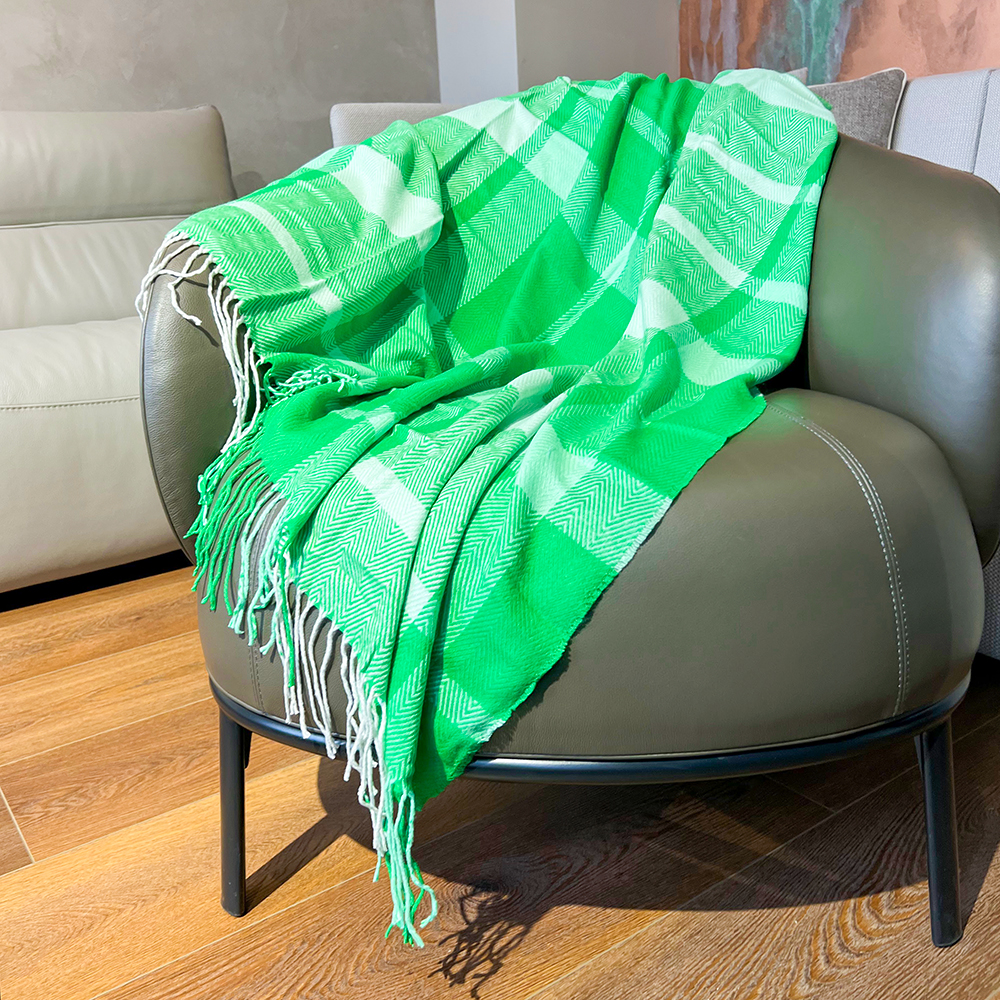 Плед акриловый Glama, зеленый арт. 16005.04 Плед акриловый Glama, зеленый арт. 16005.04