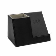 Настольный органайзер Ron c беспроводной зарядкой, черный арт. 7017.02