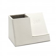 Настольный органайзер Ron c беспроводной зарядкой, белый арт. 7017.01