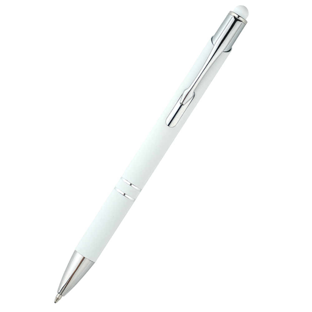Ручка металлическая Ingrid софт-тач, белая арт. 1039.01 Ручка металлическая Ingrid софт-тач, белая арт. 1039.01